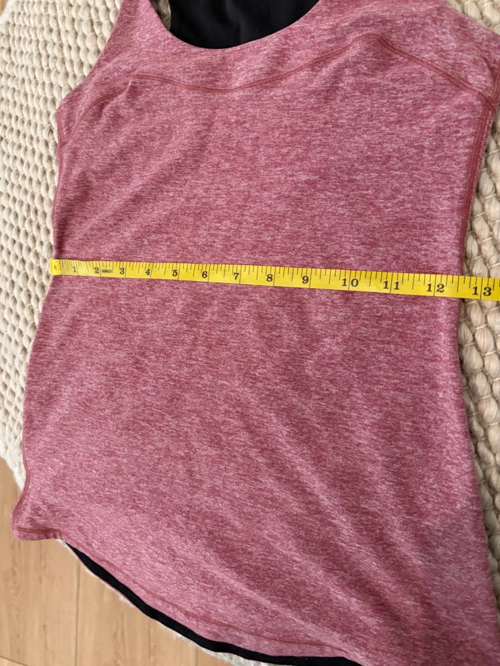 Lululemon Pink Heathered Racerback Tank - Picture 7 of 9